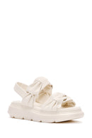 Women's Beige Ankle Strap Sandals | Derimod