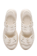 Women's Beige Ankle Strap Sandals | Derimod