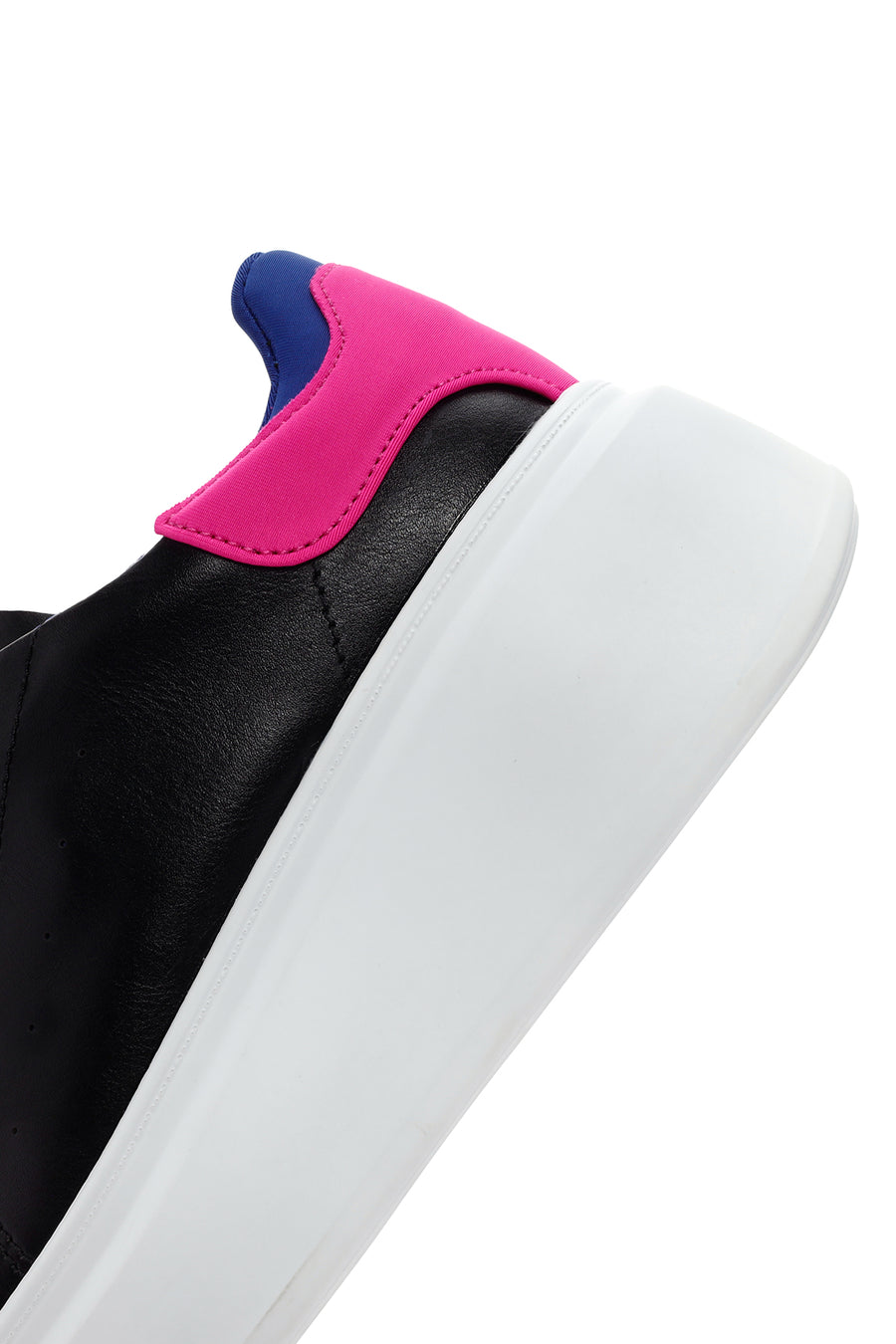 Kadın Siyah Bağcıklı Kalın Tabanlı Sneaker