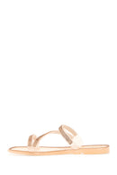 Kadın Pembe Jelly Taşlı Terlik | Derimod