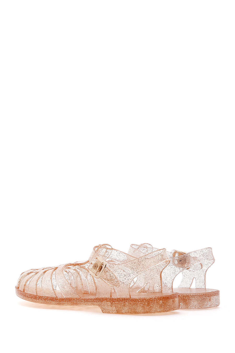 Women's Gold Ankle Strap Sandals
