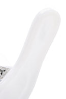 Women's White Stone Jelly Slippers | Derimod