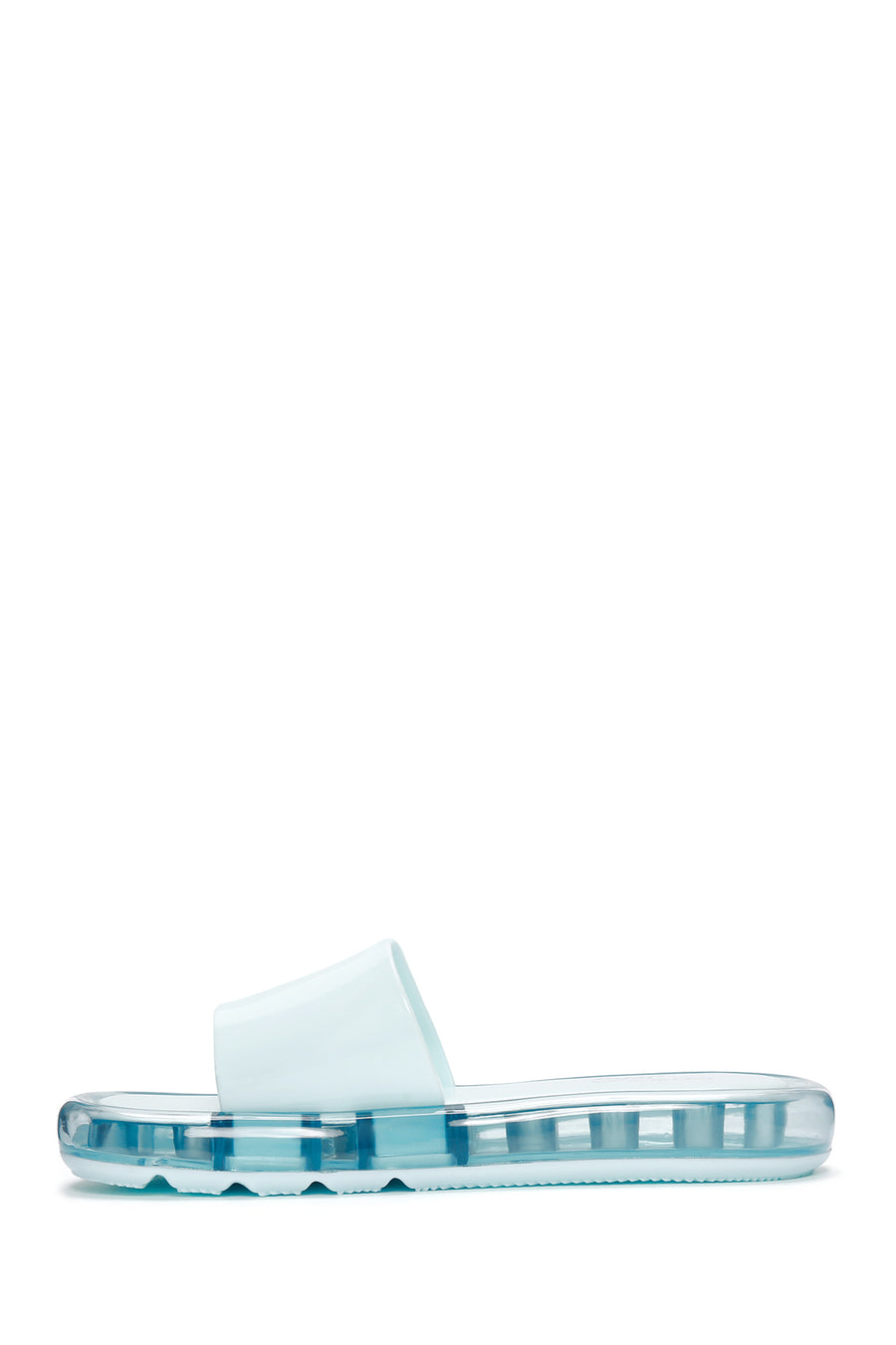 Women's Blue Jelly Slippers