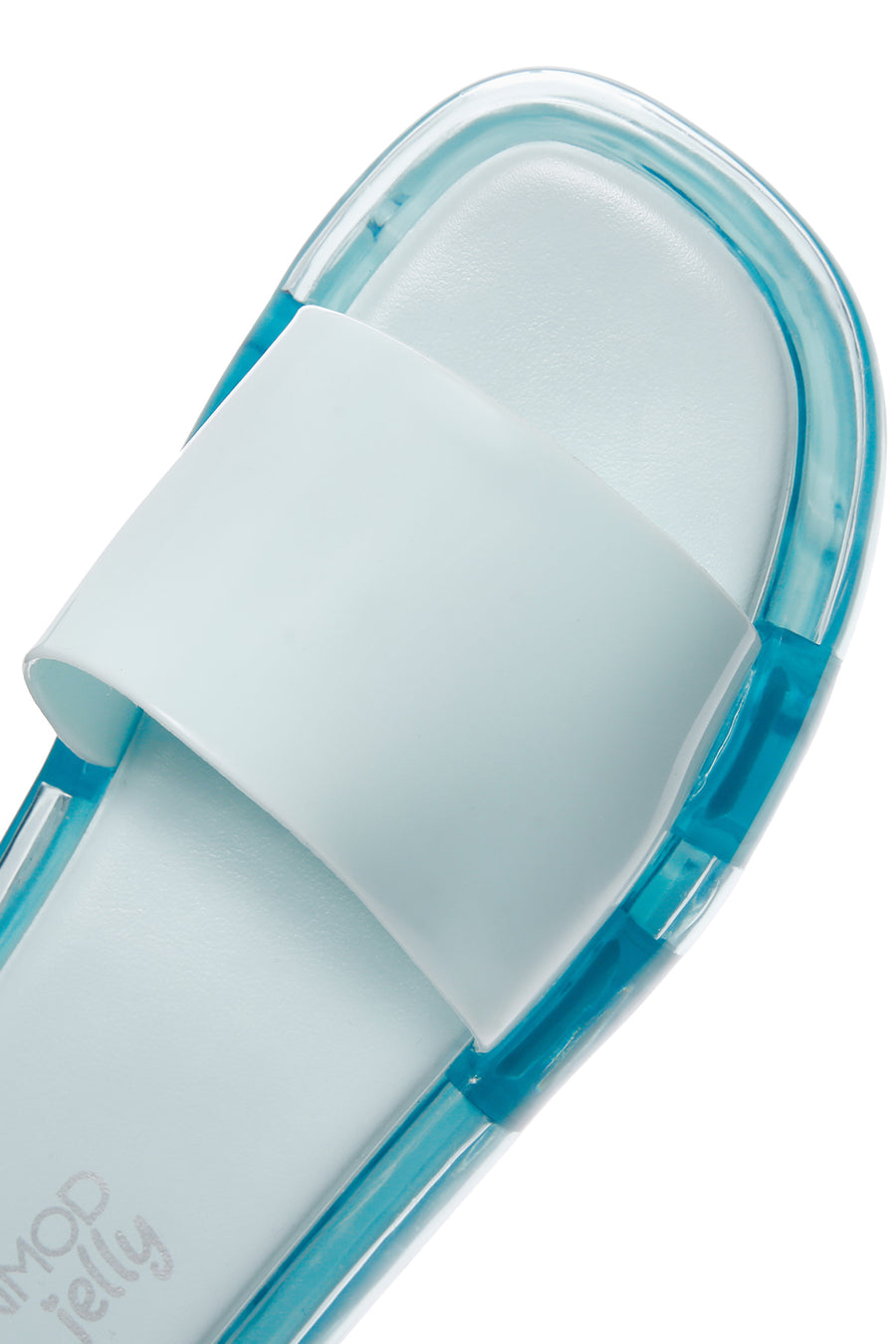 Women's Blue Jelly Slippers