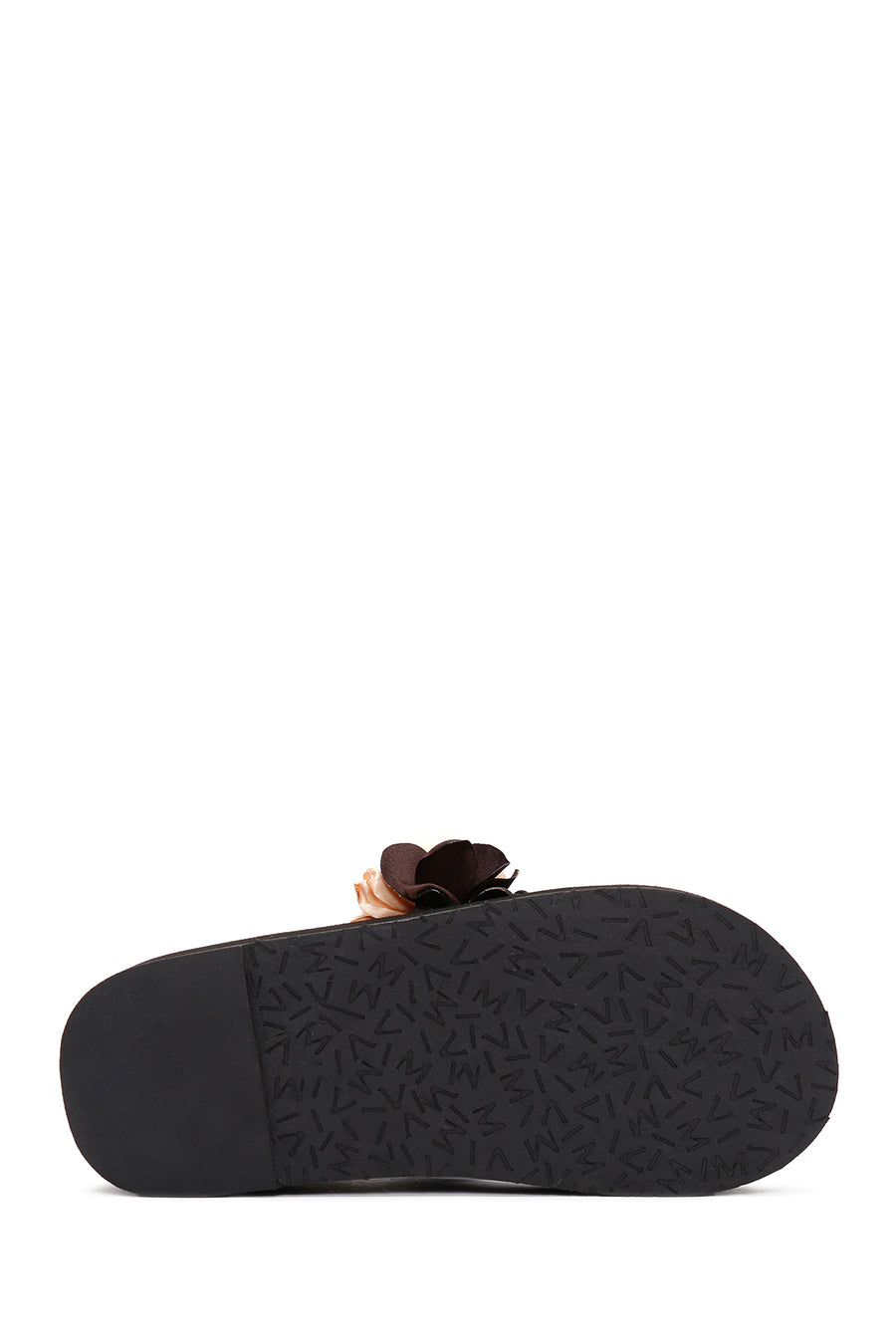 Women's Black Jelly Thick Soled Slippers