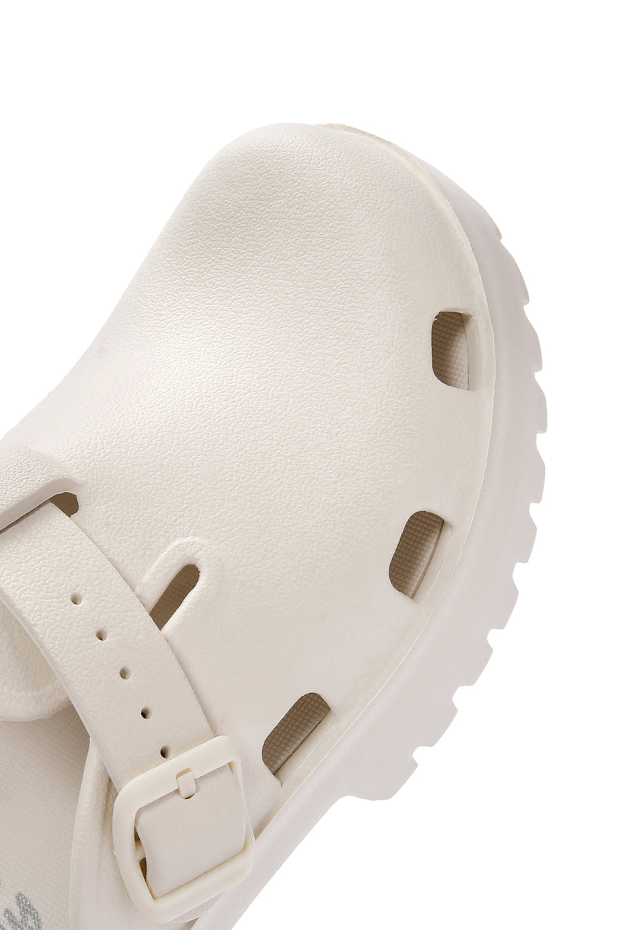Women's White Jelly Thick Soled Slippers