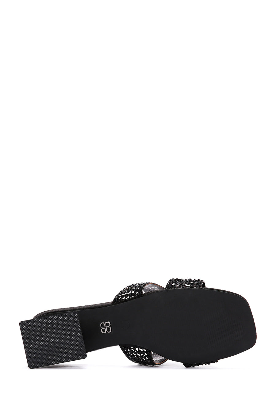 Women's Black Stone Slippers