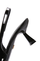 Women's Black Open Back Thin Heeled Shoes | Derimod