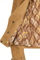 Portofino Kadın Camel Süet Deri Ceket | Derimod