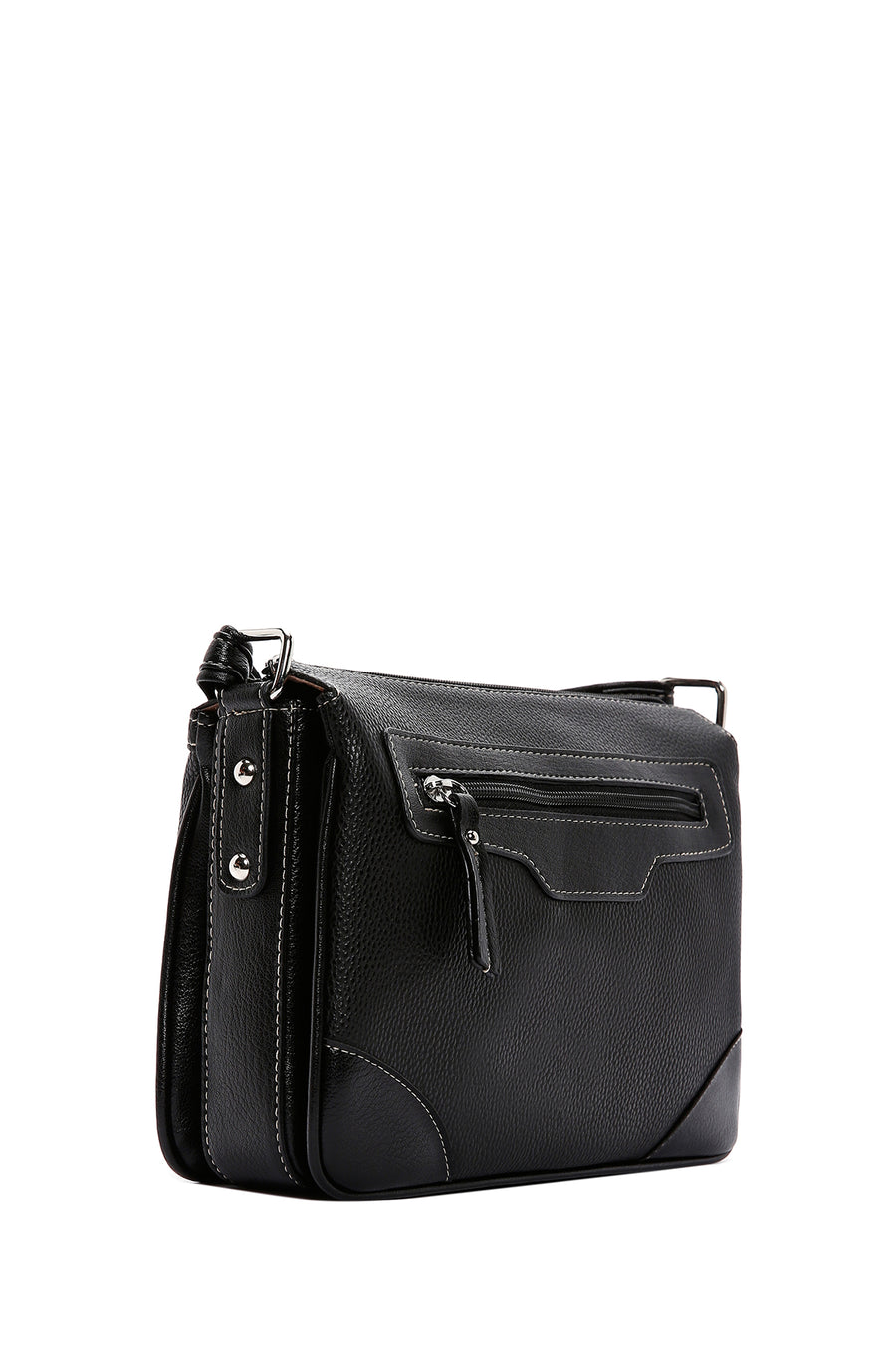 Women's Black Long Strap Crossbody Bag