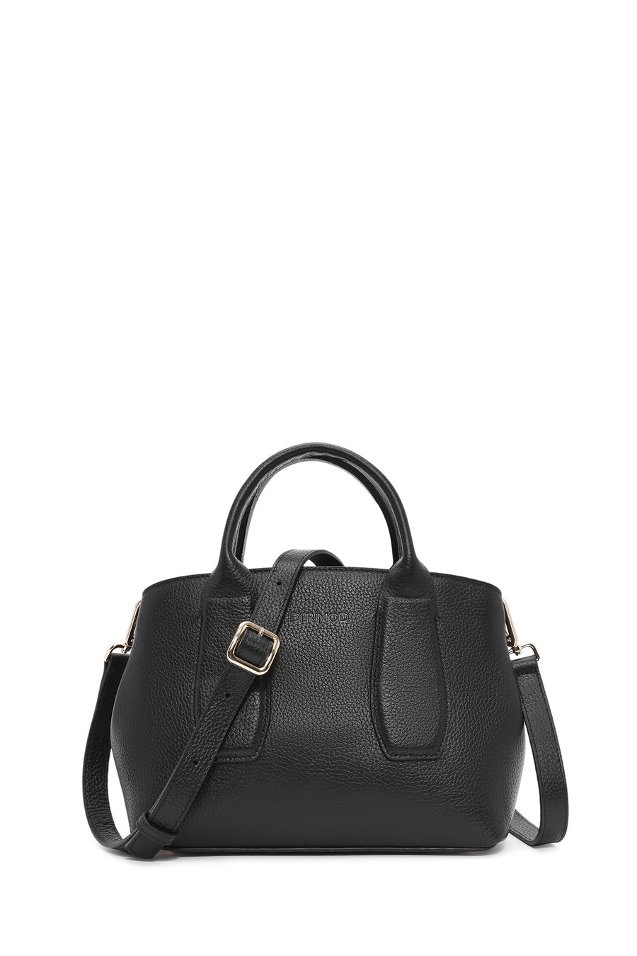Women's Black Long Strap Classic Leather Handbag 24WBD2300FT | Derimod