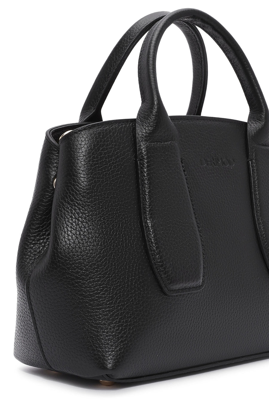 Women's Black Long Strap Classic Leather Handbag