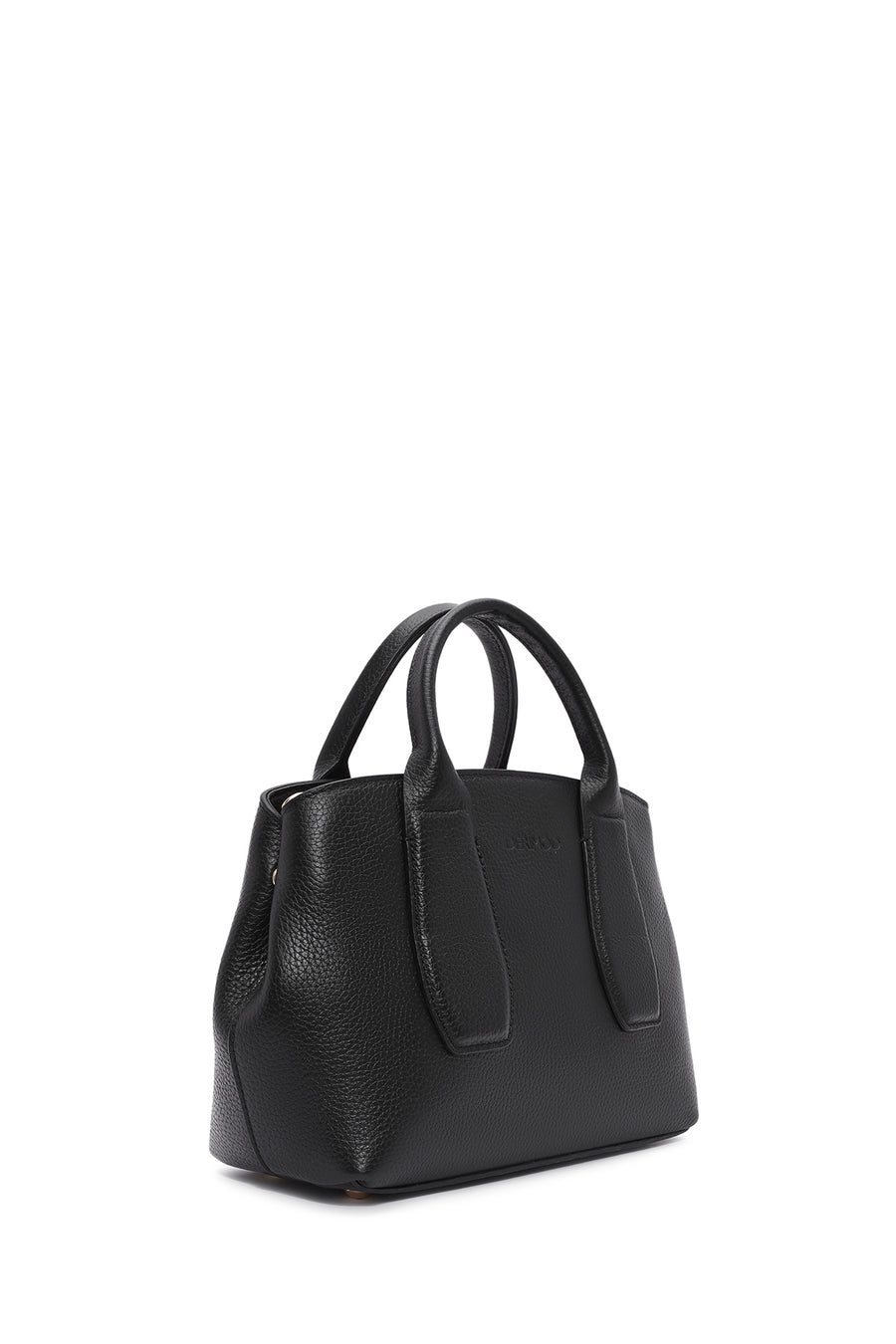 Women's Black Long Strap Classic Leather Handbag