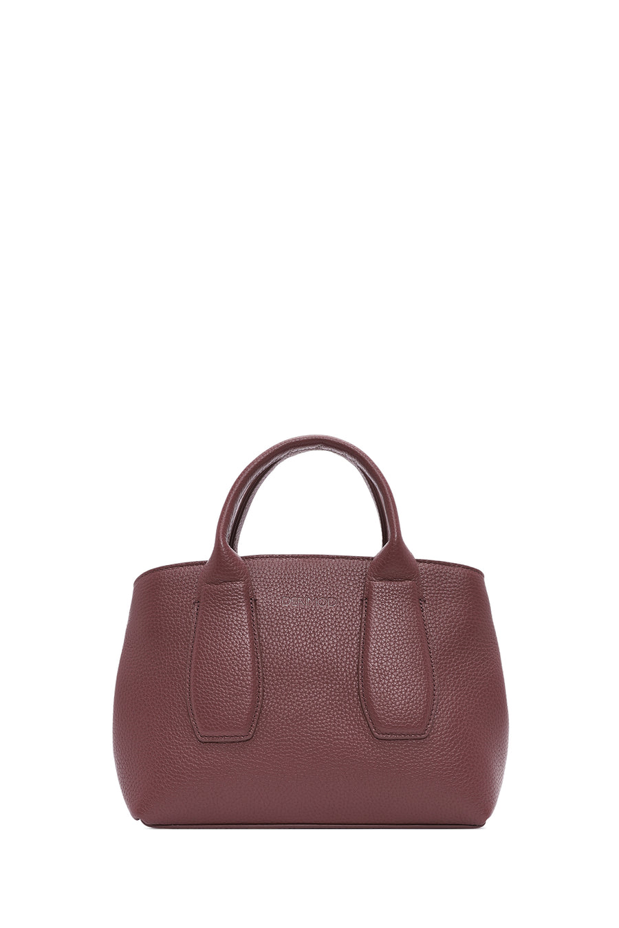 Women's Claret Red Long Strap Classic Leather Handbag