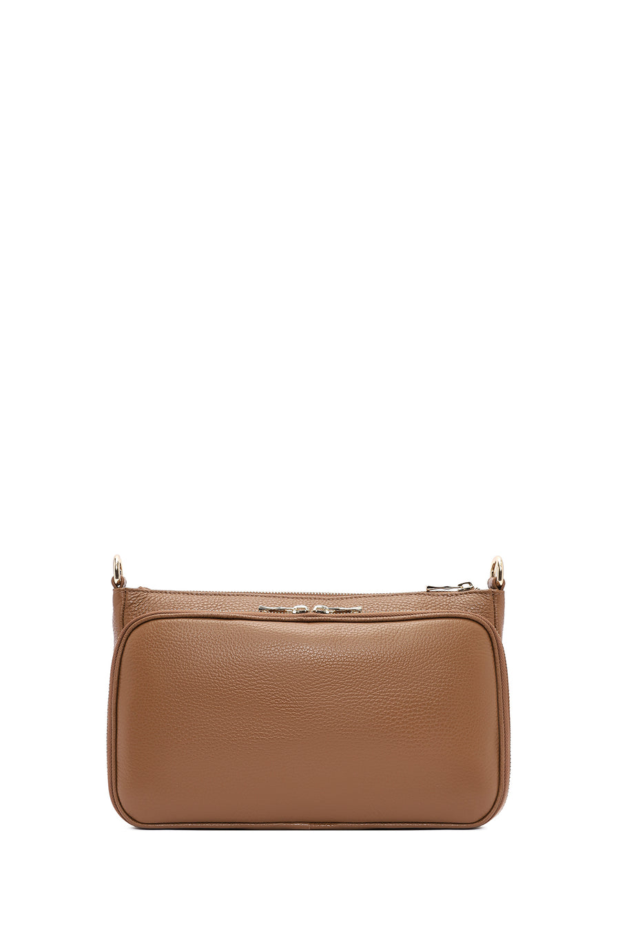 
Women's Tan Long Strap Leather Shoulder Bag
