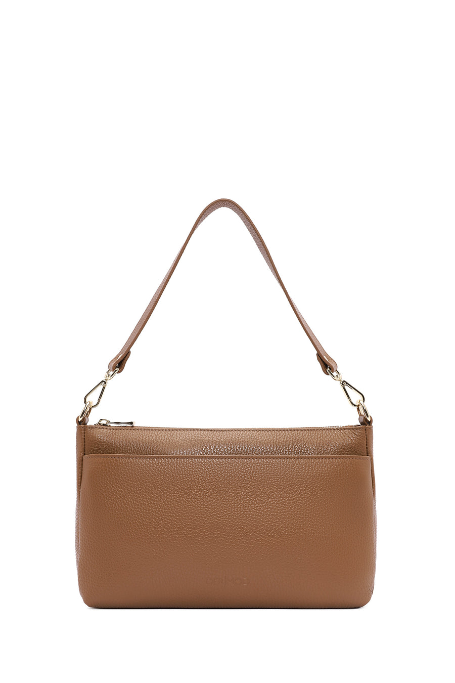 
Women's Tan Long Strap Leather Shoulder Bag
