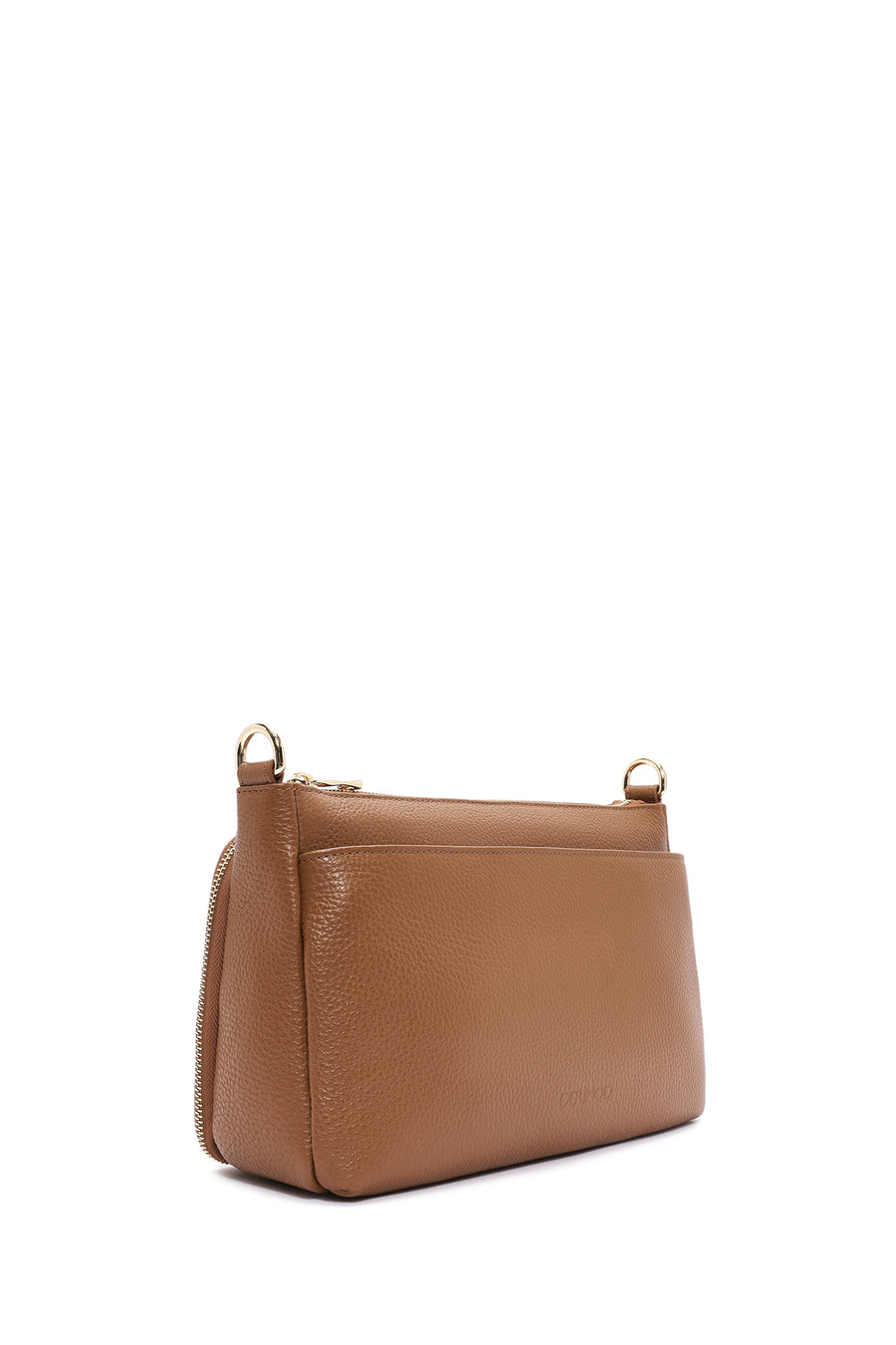 
Women's Tan Long Strap Leather Shoulder Bag
