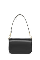 Women's Black Leather Shoulder Bag | Derimod