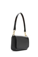 Women's Black Leather Shoulder Bag | Derimod