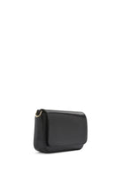 Women's Black Leather Shoulder Bag | Derimod
