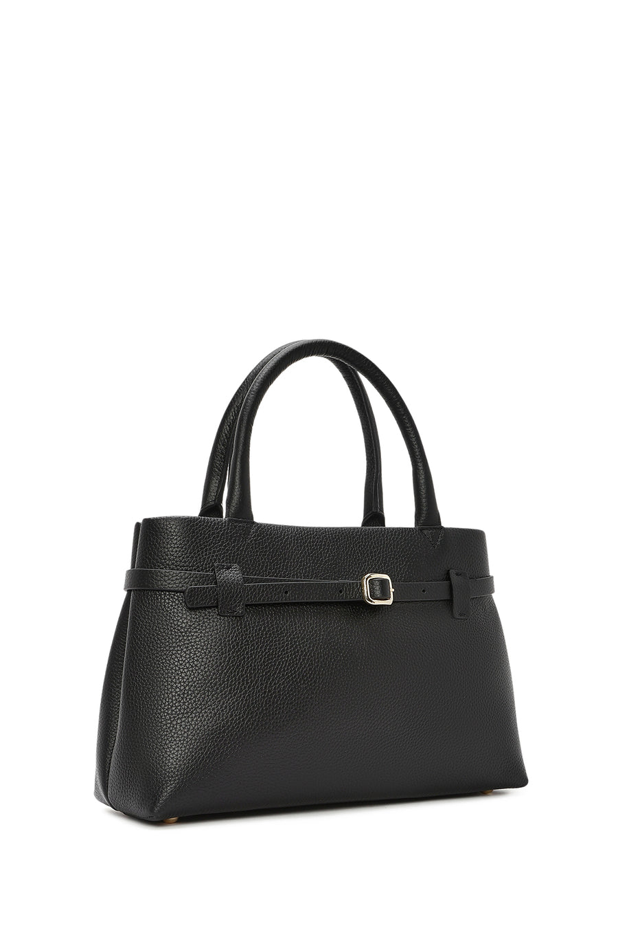 Women's Black Leather Classic Handbag