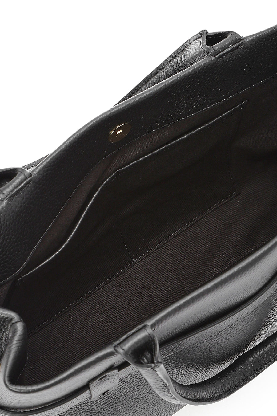 Women's Black Leather Classic Handbag