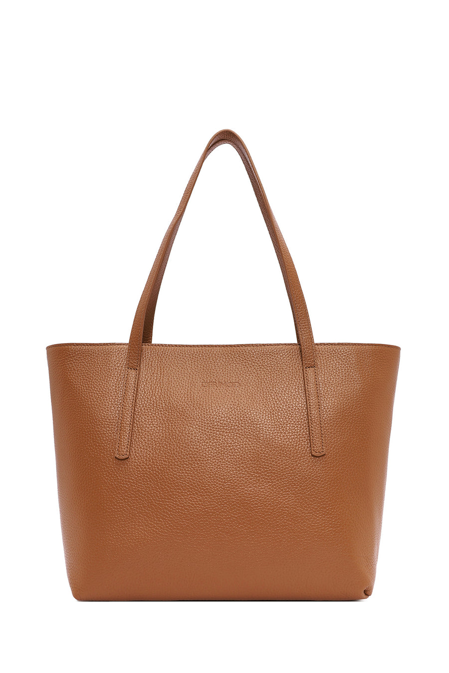 Women's Tan Leather Classic Shoulder Bag 24WBD2305FT | Derimod