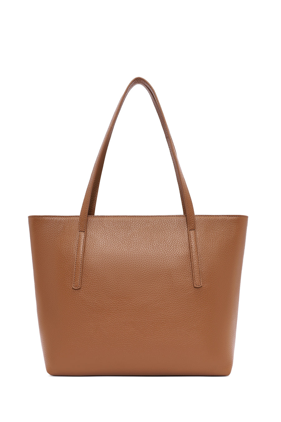 Women's Tan Leather Classic Shoulder Bag