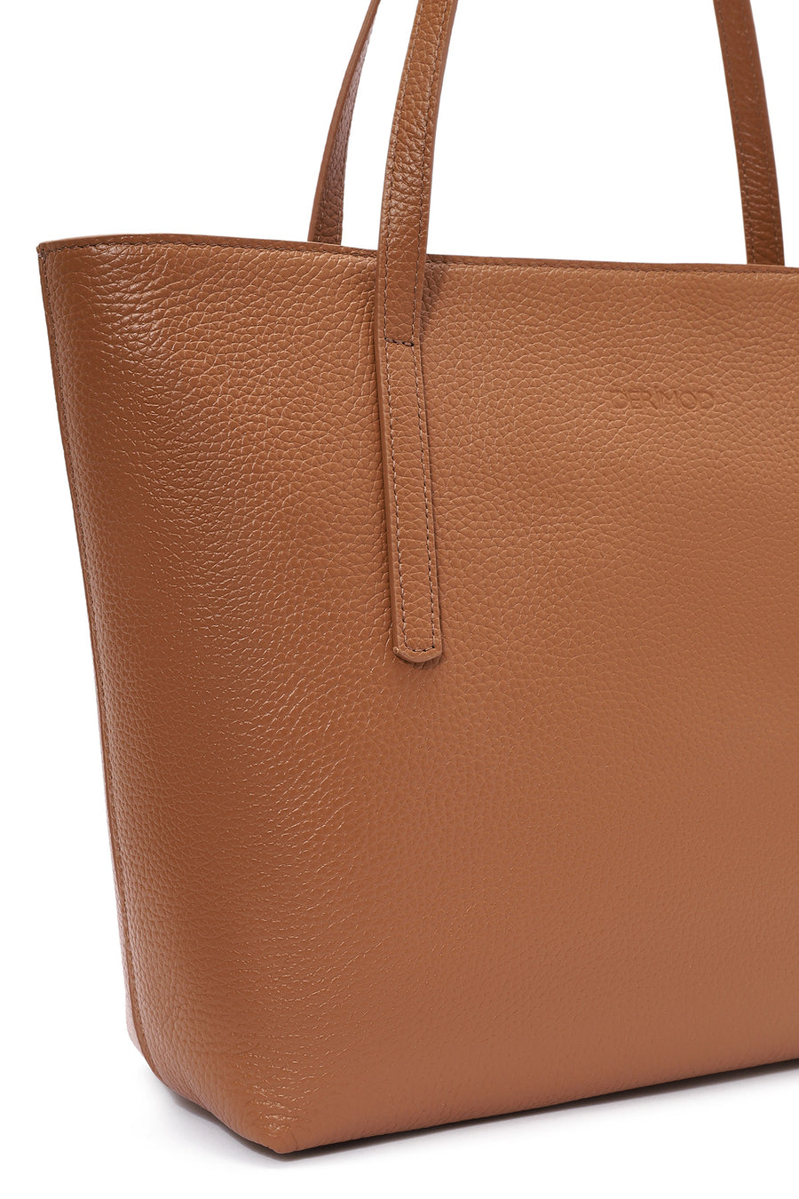 Women's Tan Leather Classic Shoulder Bag