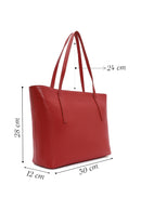 Kadın Kırmızı Deri Klasik Omuz Çantası | Derimod