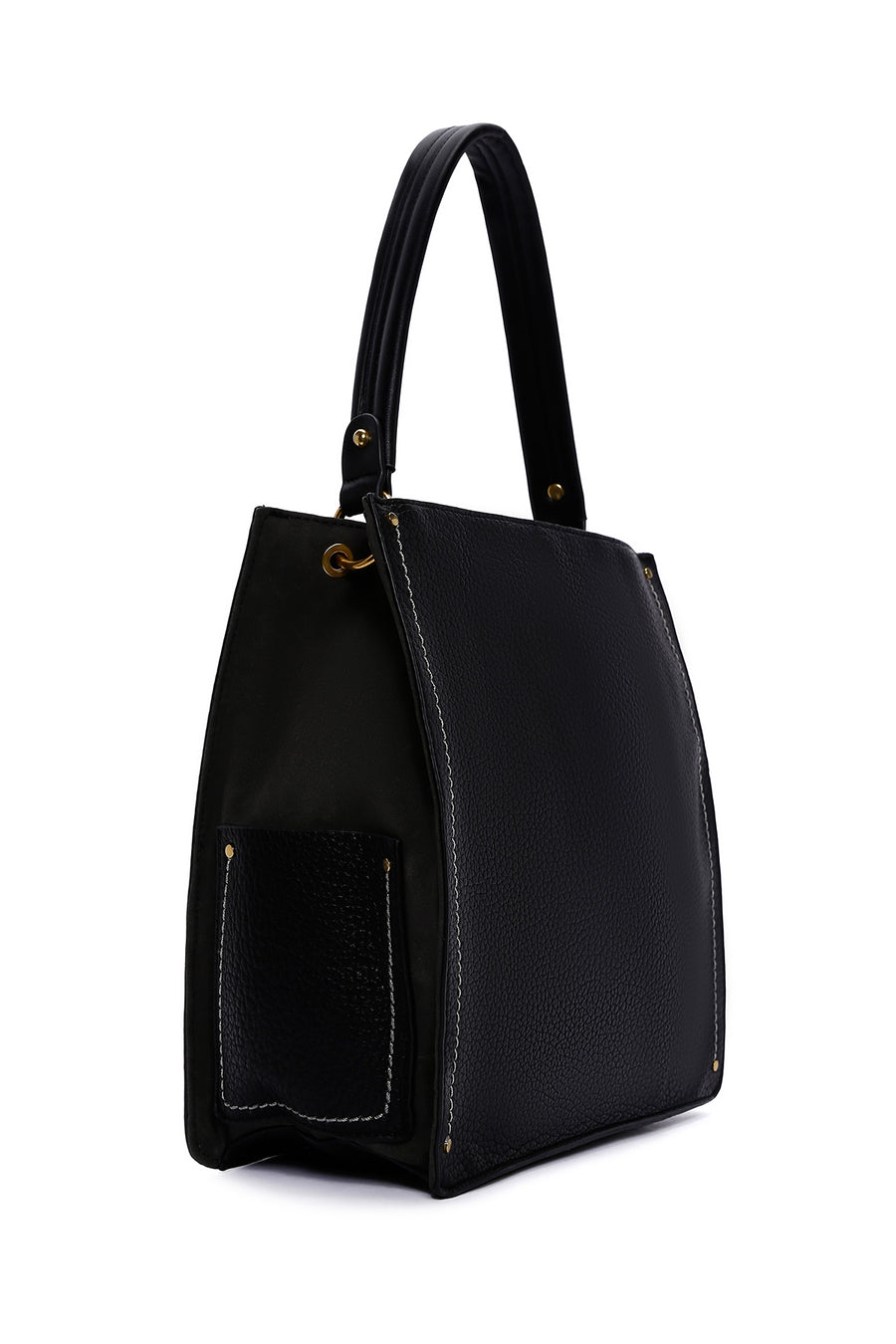 Women's Black Long Strap Shoulder Bag
