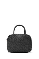 Kadın Siyah Uzun Askılı Örgülü Kol Çantası | Derimod