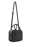 Kadın Siyah Uzun Askılı Örgülü Kol Çantası | Derimod