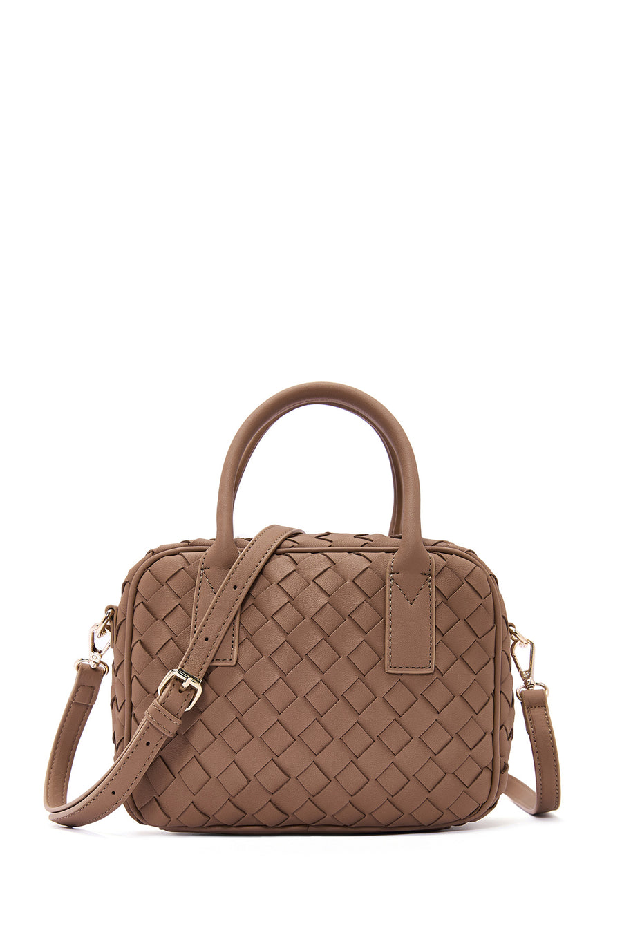 Women's Brown Long Strap Braided Shoulder Bag 24WBD247329 | Derimod