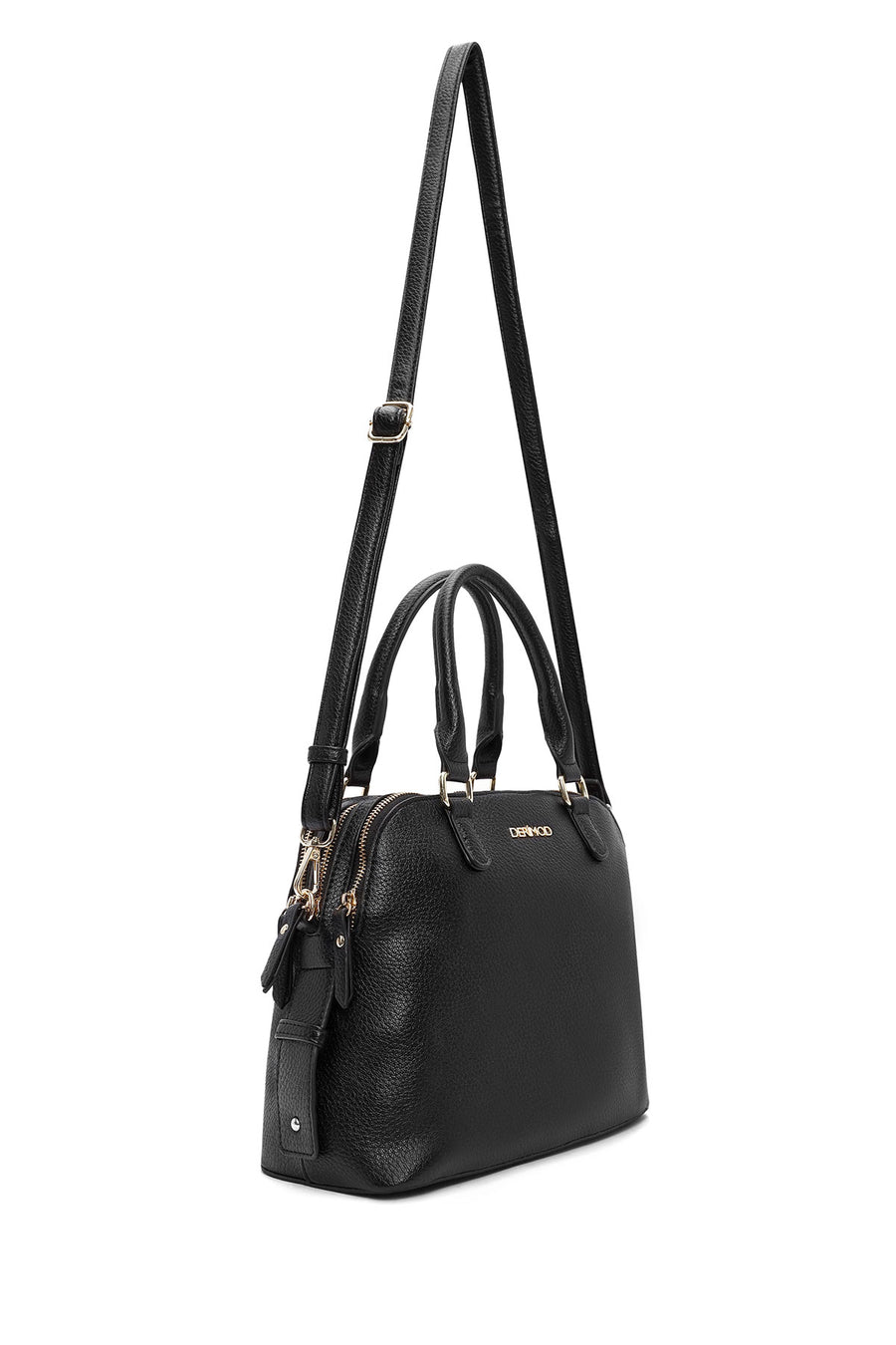 Women's Black Long Strap Shoulder Bag
