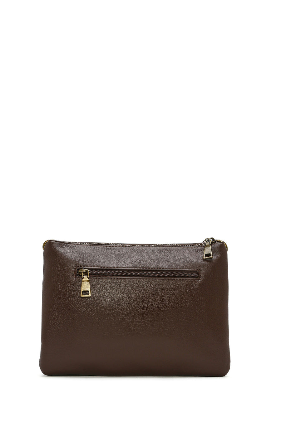 Women's Brown Long Strap Crossbody Bag