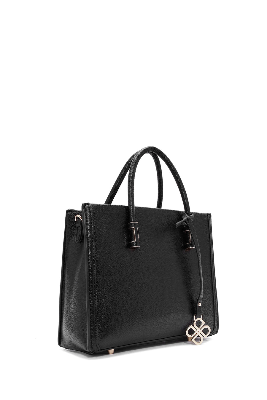 Women's Black Long Strap Classic Handbag