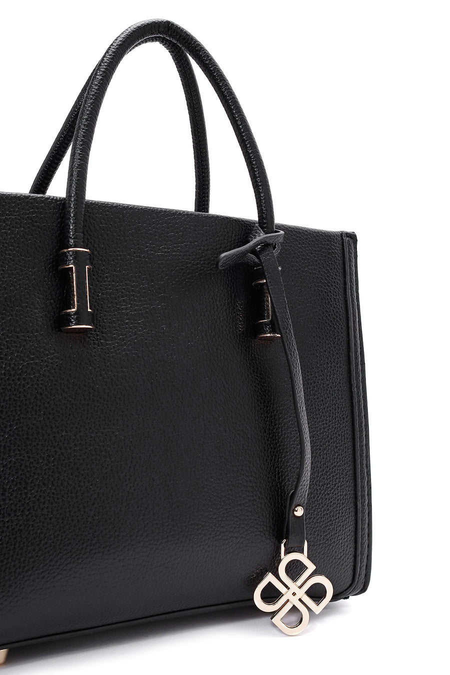 Women's Black Long Strap Classic Handbag