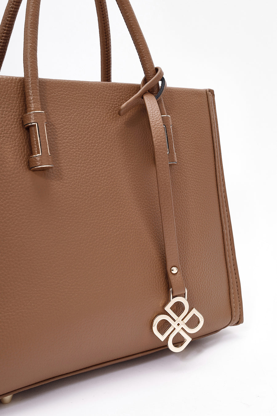 Women's Brown Long Strap Classic Handbag