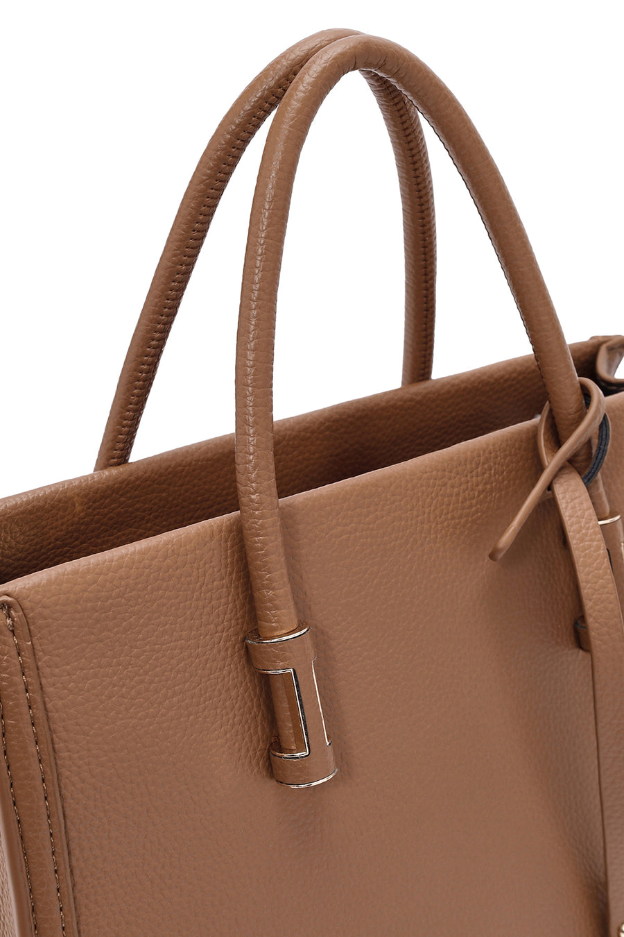 Women's Brown Long Strap Classic Handbag