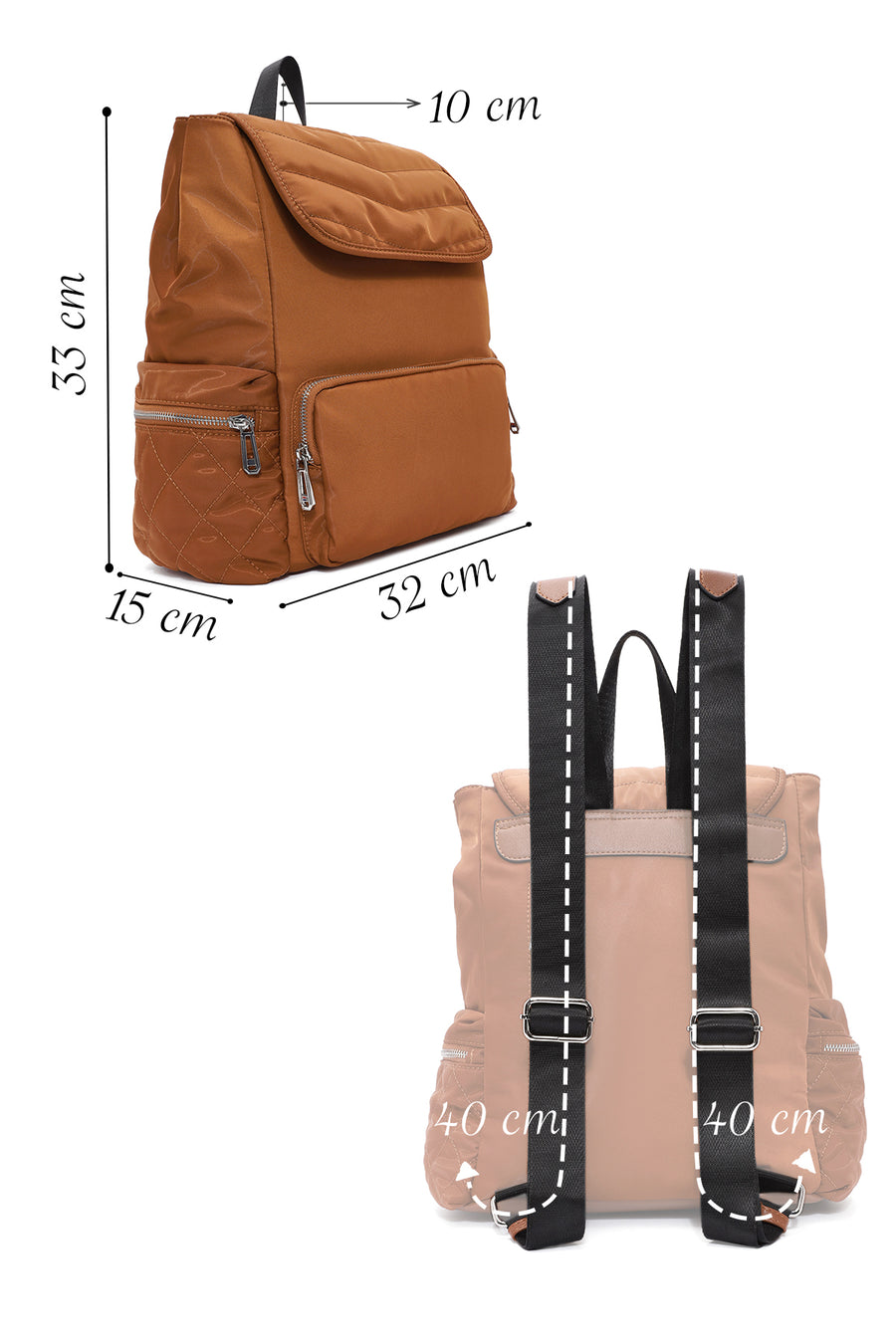 Women's Cinnamon Fabric Backpack
