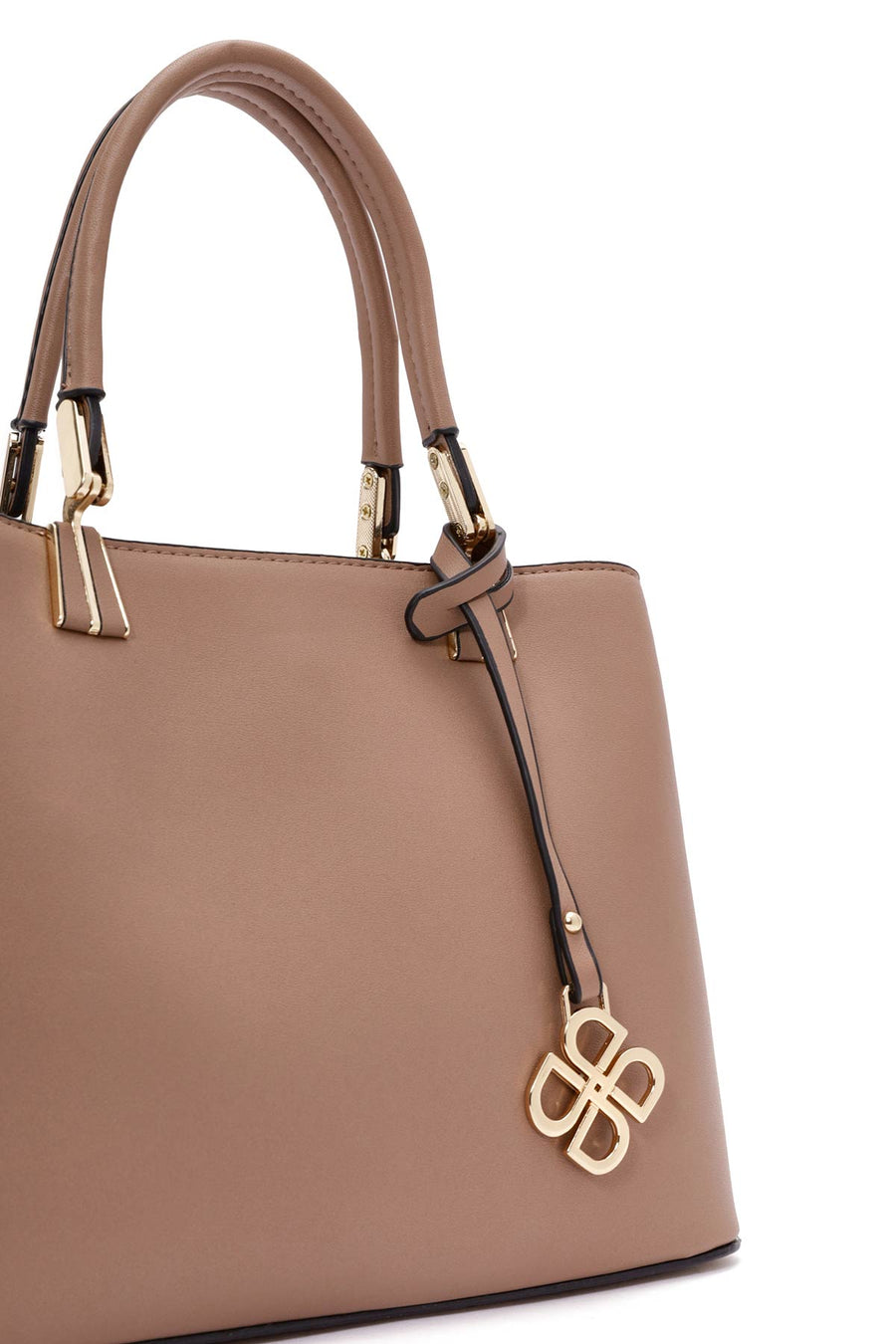 Women's Mink Long Strap Accessory Detailed Handbag