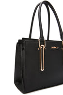 Women Black Long Strap Classic Shoulder Bag | Derimod