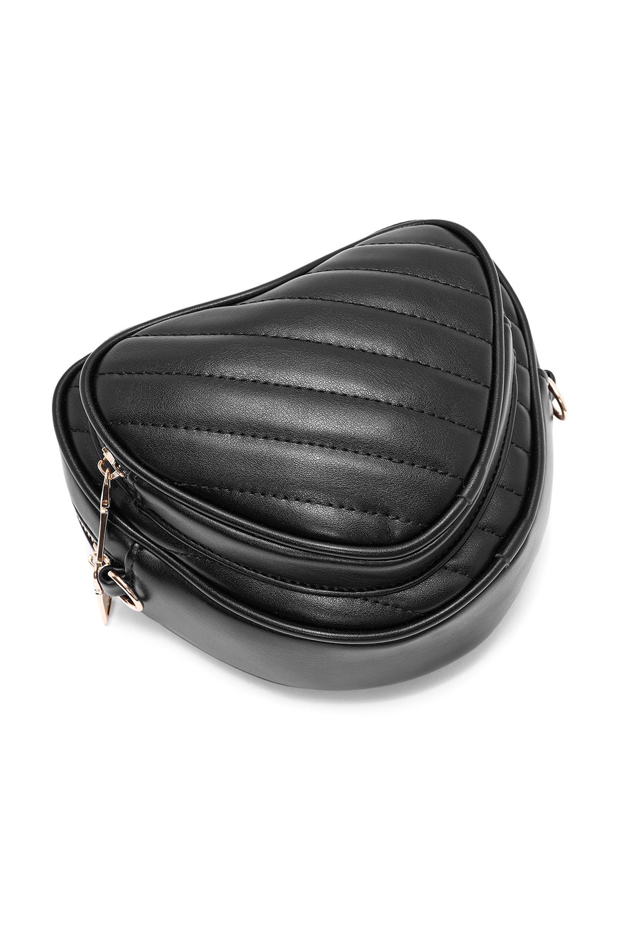 Women's Black Long Strap Printed Shoulder Bag