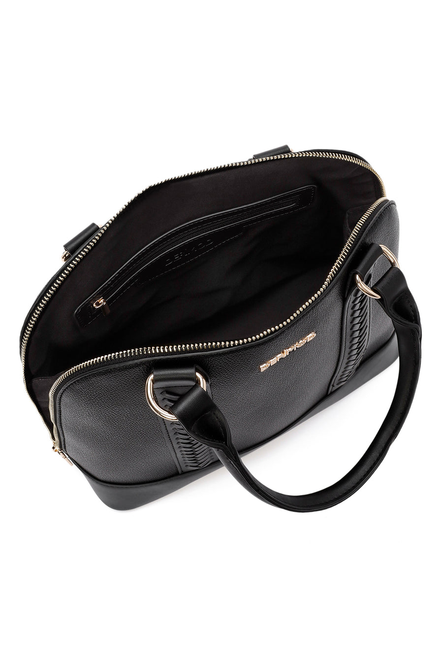 Women's Black Long Strap Shoulder Bag