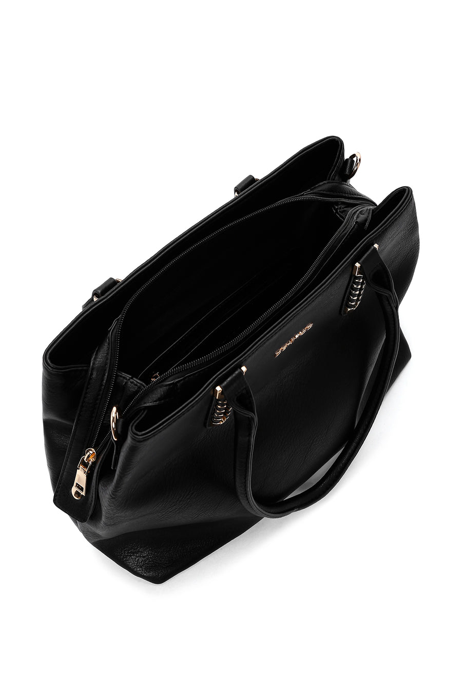 Women's Black Long Strap Shoulder Bag