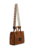 Women's Brown Long Strap Plush Handbag | Derimod