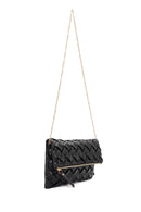 Women's Black Long Strap Braided Clutch Bag | Derimod
