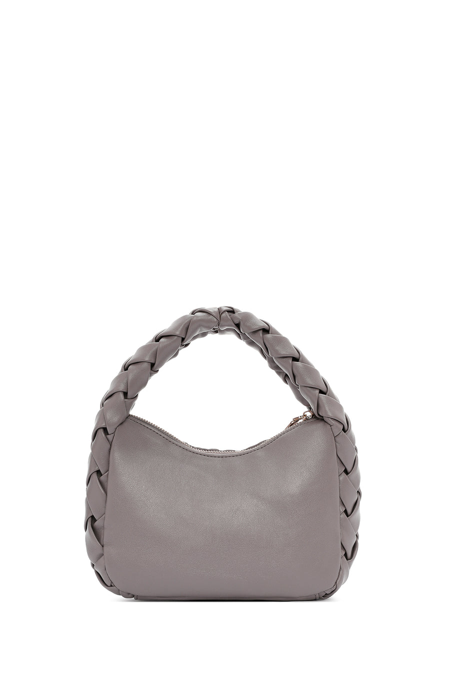 Women's Grey Knitted Mini Handbag