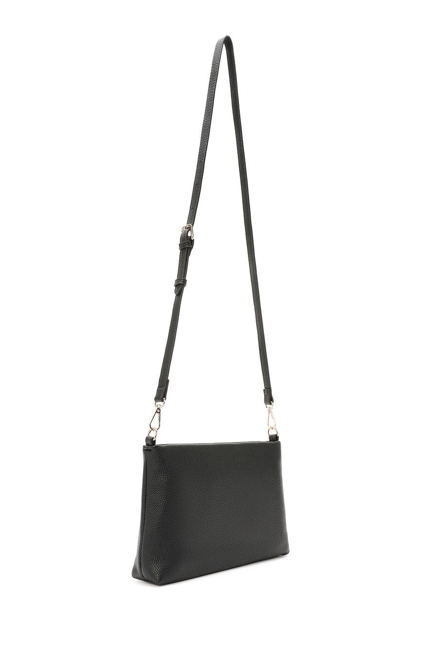 Women's Black Knitted Shoulder Bag